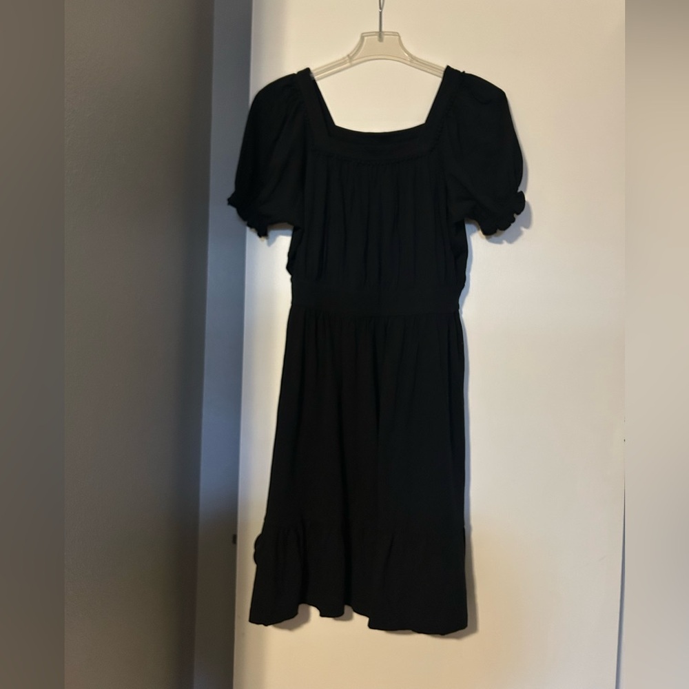 DownEast Classic Black Midi Dress